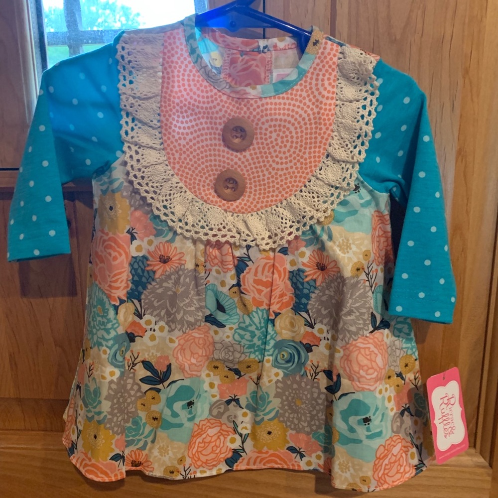 6/9m NWT RicRac and Ruffles